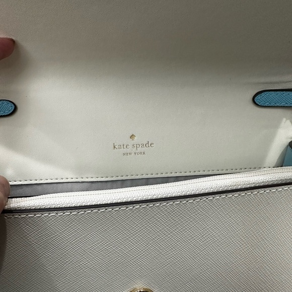 Kate Spade Madison Mini Flap Crossbody – Colorblock Crisp Sky – NWT - Picture 10 of 10